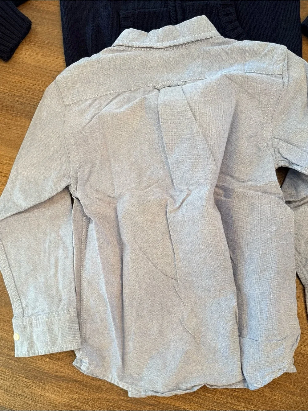 The Children’s Place Boys Size 5/6 Shirt & Navy Sweater 2-Piece Bundle